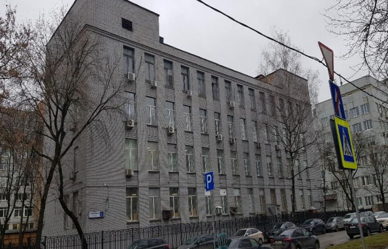 фасад дома, здание по адресу г Москва, ул Тимирязевская, д 1А стр 2